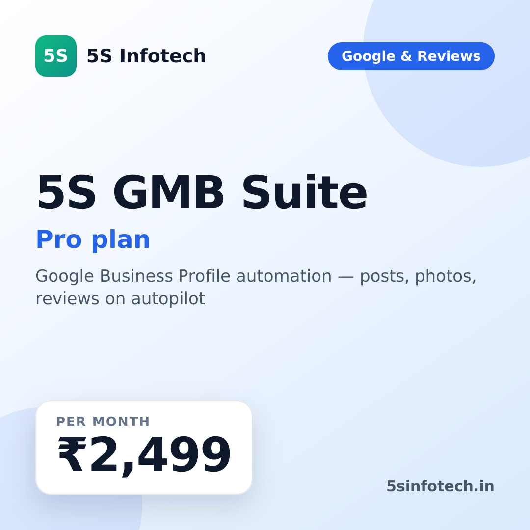 5S GMB Suite — Pro