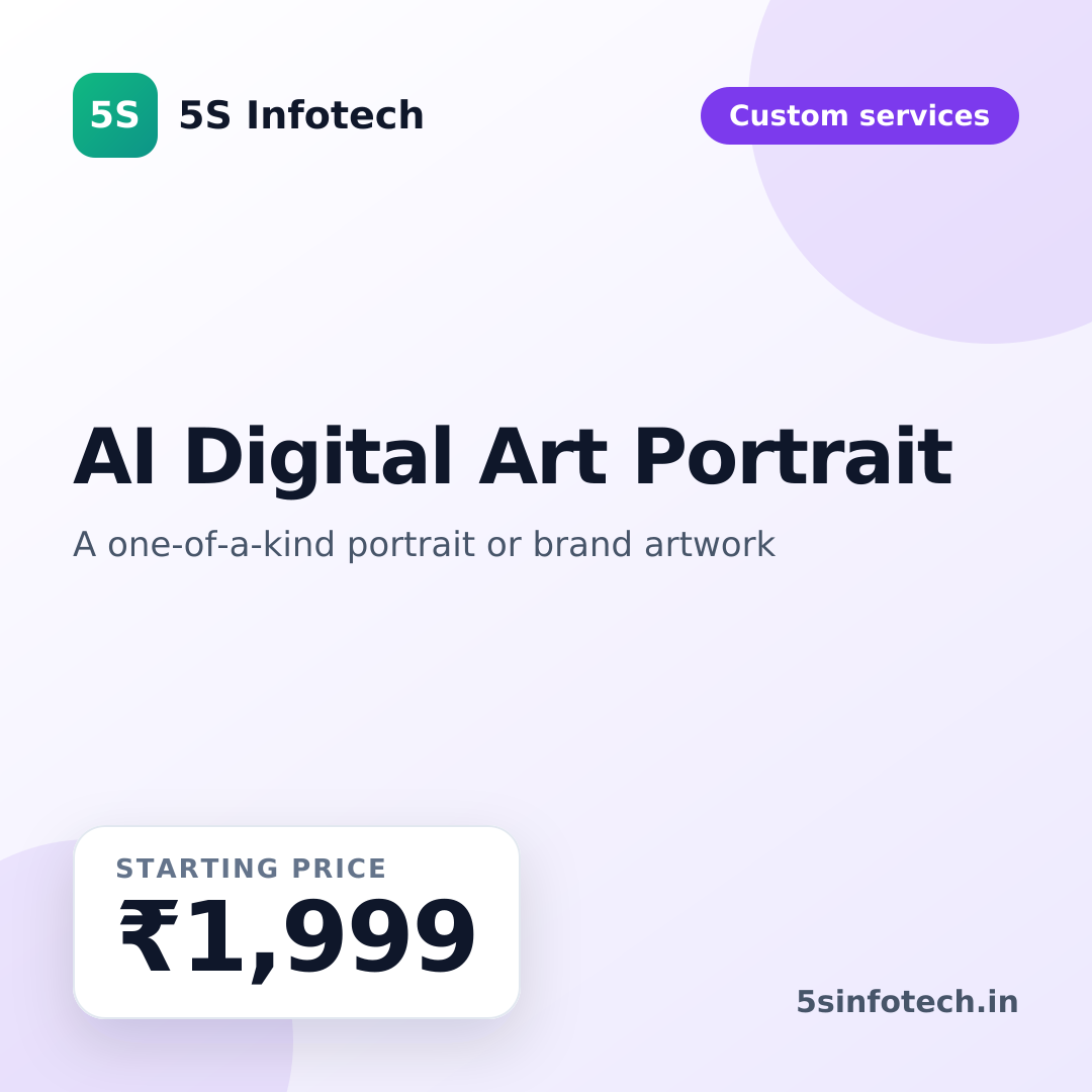 AI Digital Art Portrait